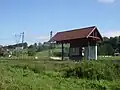 Railway halt in Dol pri Pristavi