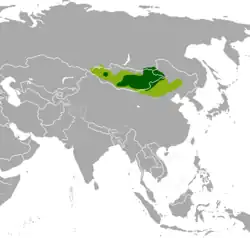 Map of range