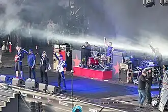 Prophets of Rage in performing in Neuchâtel in 2017