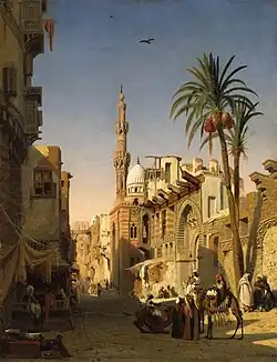 Prosper Marilhat: Une rue au Caire, Hermitage Musem