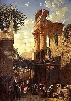 Une rue au Caire, Musée Condé, Chantilly