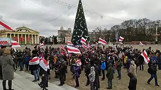 Protests in Minsk on 8 December