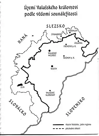 Location of Kingdom of Wallachia