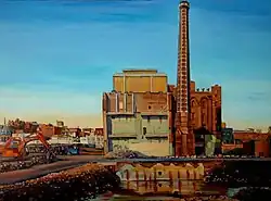 'Pub with no beer II - Carlton United Brewery', 2009, oil on canvas, © Jane Bennett