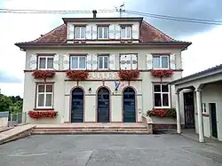 The town hall in Puberg
