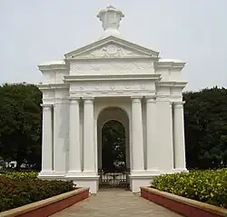 Park Monument (Aayi Mandapam) in the Government Park of Pondicherry