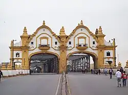 Valentín Alsina Bridge in Greater Buenos Aires, Argentina