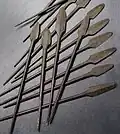 Copper javelins