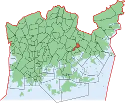 Location in Helsinki