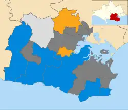 2010 results map