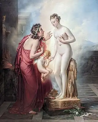 Pygmalion and Galatea by Girodet