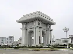 Gaeseonmun Gate, Pyongyang, North Korea