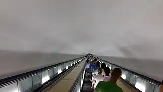 Escalators at Puhŭng Station