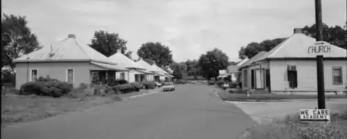 Streetscape, W, 7th St., Thomas Worker Housing, Jefferson County, Alabama
