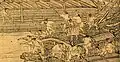 Peasant men wearing shanku, Song dynasty painting