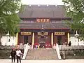 The Pilu Hall at Qixia Temple.
