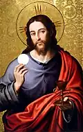 Christ the Saviour. Juan de Juanes.