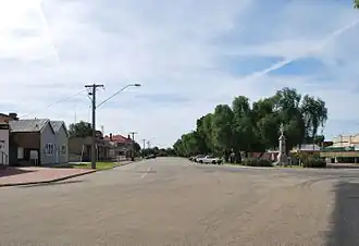 Guthrie St, the main street of Quambatook