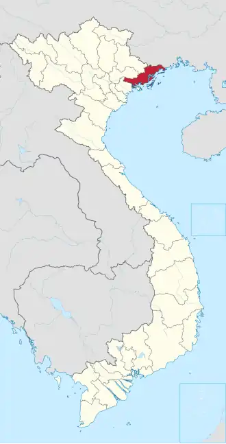 Location of Quảng Ninh in Vietnam