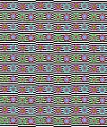 Quantique (2022), silkscreen on linen canvas (200 × 170&nbsp;cm). Unique edition. Winner of the 2022 Talent Prize Award in Los Angeles. Optical illusion changes with angle, inspired by quantum dynamics.