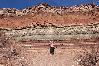 Strata in Salta, Argentina.