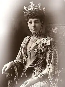 Photograph of Alexandra aged about 69