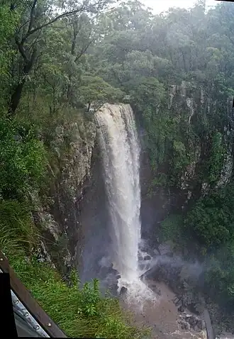 Queen Mary Falls during flooding, 2010