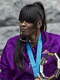 Romelda Aiken, bronze medallist at the 2007 World Netball Championships, 2023 Netball World Cup and the 2014 and 2018 Commonwealth Games