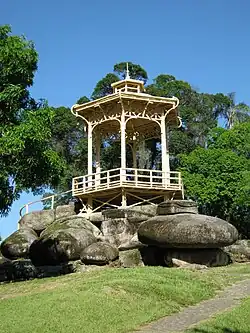Quinta da Boa Vista's bandstand, known as the Pagode Chinês (Chinese pagoda)