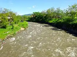 The Gurghiu River in Hodac