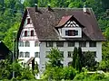 Hüllistein estate in Rüti, a so-called Rütihof, i.e. a former fief by the monastery