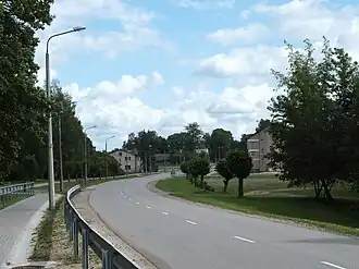 Riga Street ('Rīgas iela') in Baldone