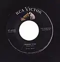 Label of an RCA Victor 45 rpm record from 1954 to 1964
