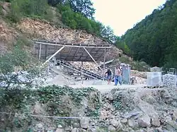 Stone quarry in Sohodol