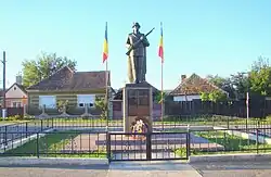 World Wars Memorial in Săldăbagiu de Barcău