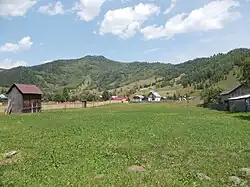 Crucea commune in Suceava County, Bukovina, northeastern Romania in 2021