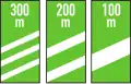 Highway exit for supplementary panels
