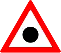 Accident area (black point)