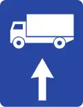 Truck route (option 1)