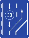 Road with minimum speed