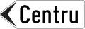 Direction to the city centre