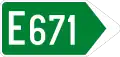 Road open to international traffic