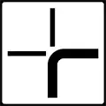 Priority road direction