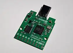 RP2350 based open source expansion card for Framework Laptop providing GPIO access to the computer.[133]