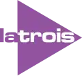 La Trois logo from 30 November 2007 to 25 September 2010 and reintroduced in 1 September 2014 to 8 December 2025.