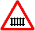 1.1 Railway crossing with barriers