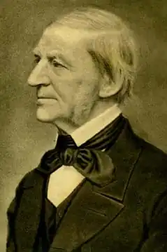 Image 40Ralph Waldo Emerson was born in Boston and spent most of his literary career in Concord, Massachusetts. (from Culture of New England)