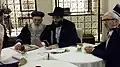Rabbi Raskin with the Chief Rabbi of Jerusalem, Rabbi Shlomo Amar