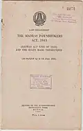 Rabbi Salamon Halevi Pawnbroker ACT 1943- 1 June 1955
