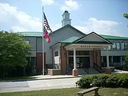 Rabun County courthouse in Clayton